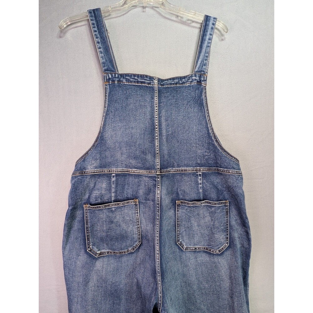 Womens Denim Overalls XL 38x29 Blue Bib Jean Jumpsuit Farmhouse Country - Picture 7 of 7